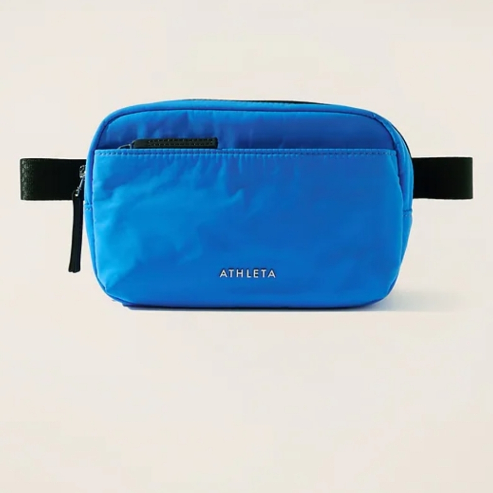 NWT Athleta Blue Unisex Crossbody Or Fannie Pack Bag Purse